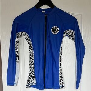 Rip Curl rash guard with zipper size small